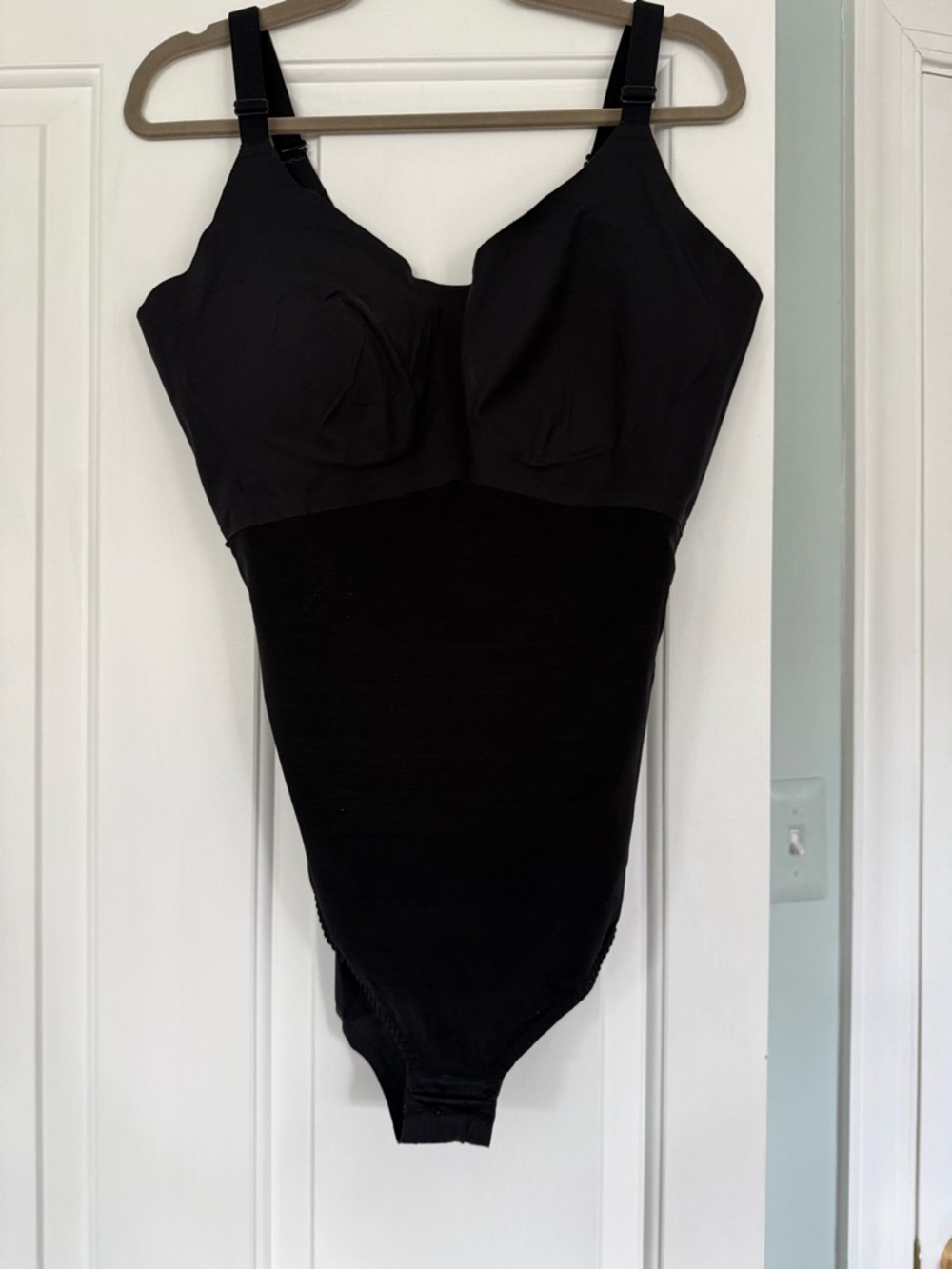 Honeylove Black Sculpting One-Piece Bodysuit